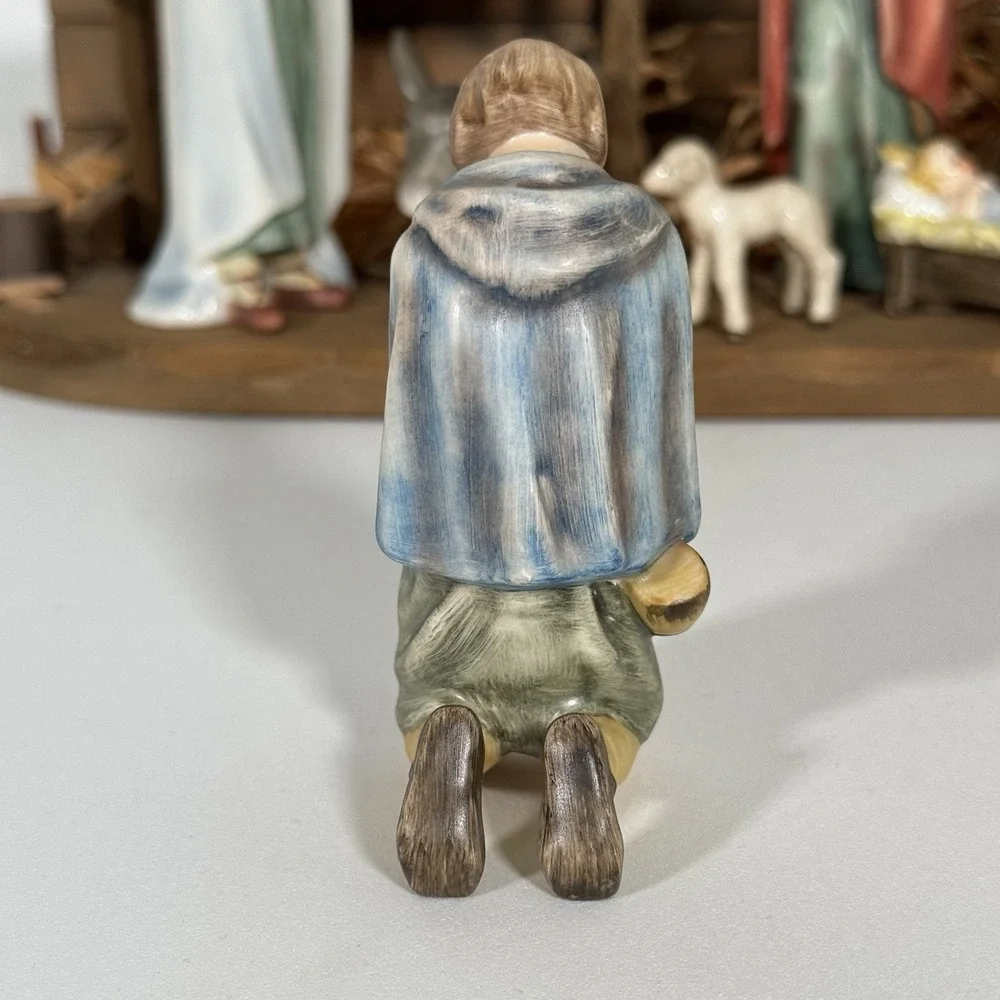 Vintage Goebel Hummel Nativity Set West Germany Porcelain Figurines with Stable